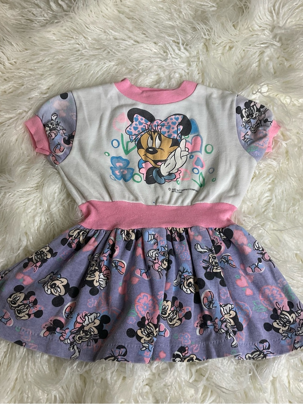 Vintage 80s 90s Minnie Mouse Dress Size 3T